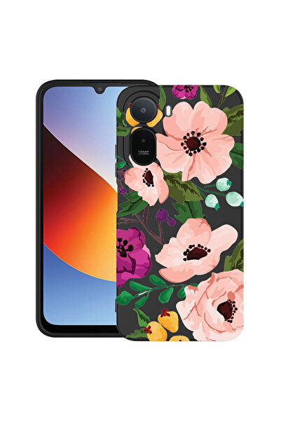 bestcase ®   Husă TPU Ultra Subțire pentru Xiaomi Redmi A7 Pro, Flori Pastela...
