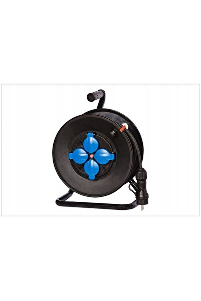 NO BRAND Tambur prelungitor 30m Ow 3X1,5mm² (Cauciuc) 4Gn Cu/U Filo-230 F-Ele...
