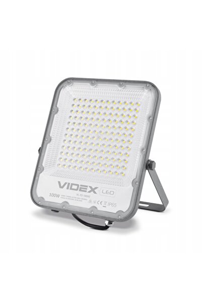 NO BRAND Videx Proiector LED 100 W 13000 Lm 5000 K Gri IP65