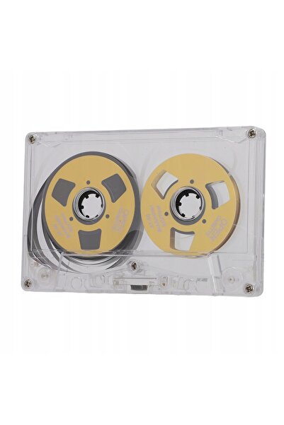 NO BRAND Casetă audio metalică dublă față, neprogramată, cu o durată de înreg...