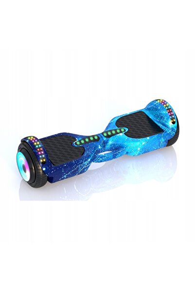NO BRAND Skateboard electric Hoverboard Skateboard Roți mari 6,5” LED RGB Blu...