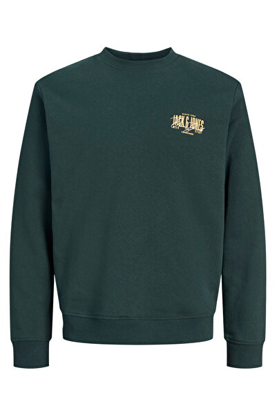 Jack & Jones Ανδρικό φούτερ με στάμπα στο στήθος και λαιμόκοψη ποδηλάτου - Aero