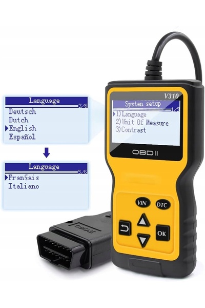 NO BRAND Scanner de diagnosticare V310 Obdii / Eobd+Can