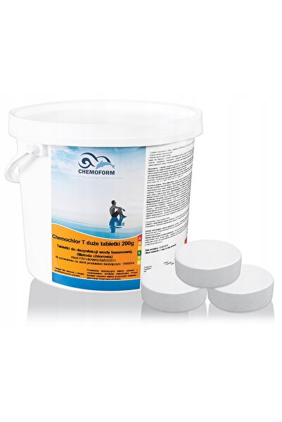 NO BRAND Chemo Chlor t Tablete mari de clor stabilizat pentru piscină Chemofo...