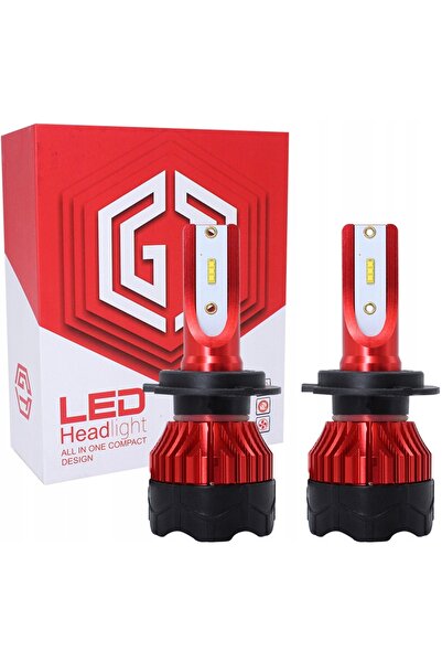 NO BRAND Becuri LED auto 12V Can Bus H4 Gt Cob + Cutie Super Putere +300%