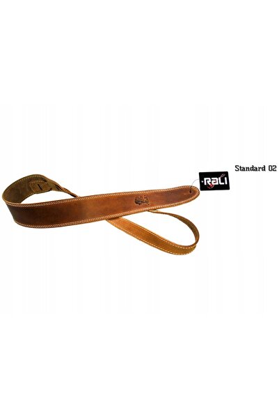 NO BRAND Rali Standard 02 Curea de chitară lată din piele maro pentru chitară...