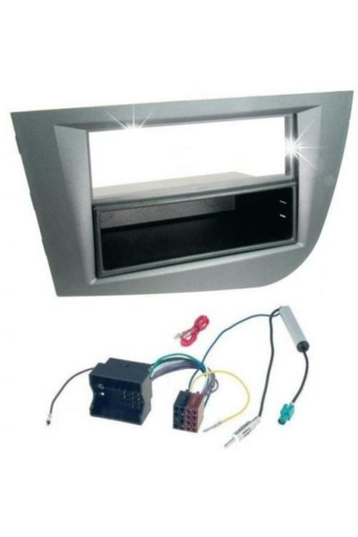 NO BRAND Kit de instalare radio conector ISO + separator + ramă Seat Leon 200...