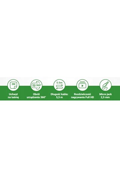 NO BRAND Cameră spate Full HD pentru Navitel R480 2K, Rs985Gps, R87 Dvrs