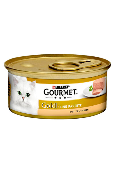 NO BRAND Karma Gourmet Gold Mus Mix Vită Ton Curcan Pui 85g 48 bucăți