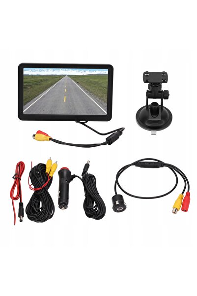 NO BRAND Monitor auto pentru cameră de marșarier LCD 7'' DC 12/24V