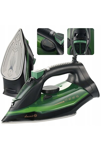 NO BRAND Fier de călcat cu aburi Lucenik Si-3000 3000W Vertical Ceramic Anti-...