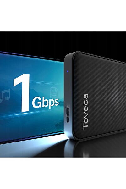 NO BRAND Toveca Unitate de Expansiune HDD Externă 1 TB - 120 Mb/s - Disc de 2...