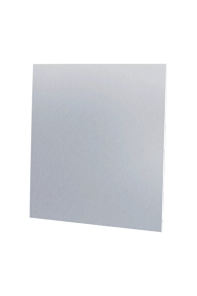 NO BRAND Grilă de ventilație cu panou din aluminiu periat 18x18cm