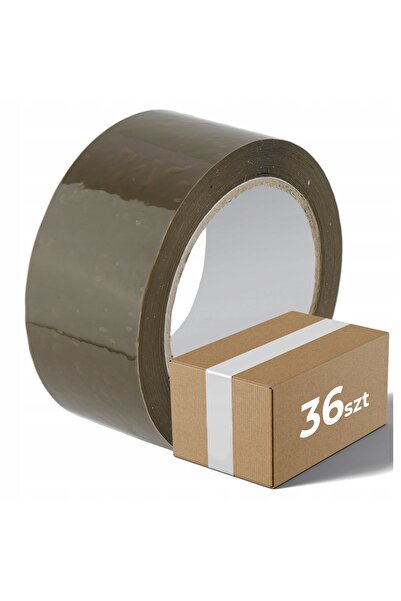 NO BRAND Bandă adezivă de ambalare Begris Maro, Lățime 48 mm, Lungime 92 m, 3...