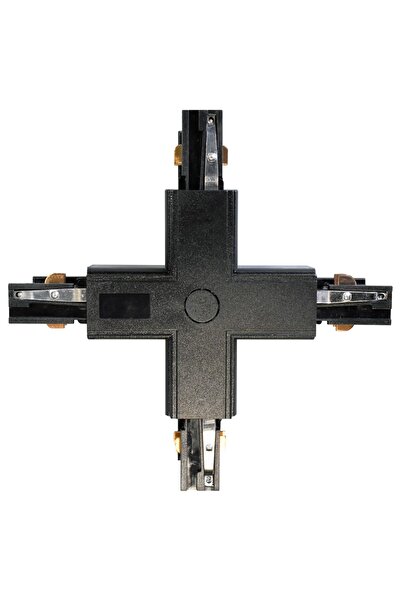 Milagros jewelry Conector pentru sistem de iluminat pe șină, negru, tip cu 3 ...