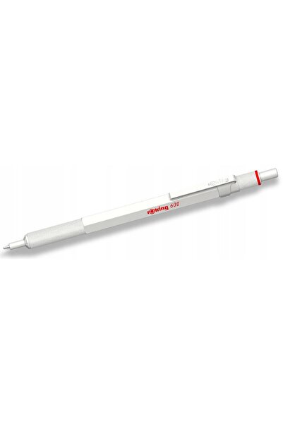 NO BRAND Pix rotring 600 metal alb perlat