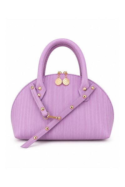 BagMolly Women's Strap Hand and Shoulder Bag 3 Sizes Purple