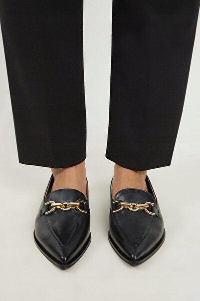 NO BRAND Pantofi maro mocasini slip-on din piele naturală Karen Millen 40
