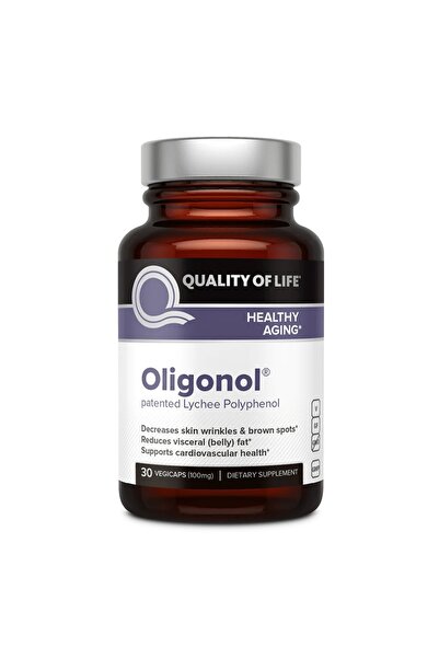 Quality of Life Labs Oligonol Made from Lychee Fruit and Green Tea 30 Veg. Ca...