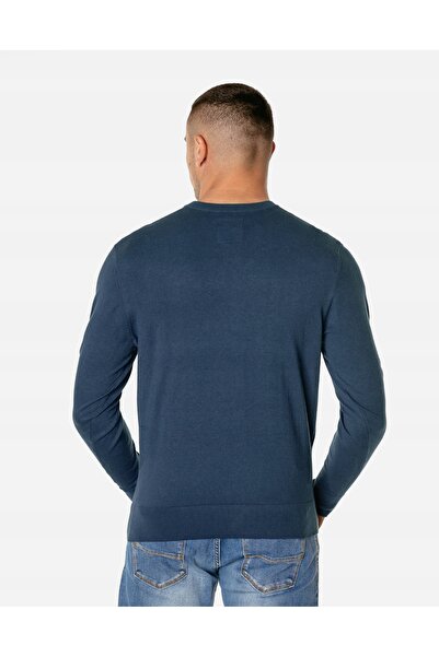 NO BRAND Pulover elegant subțire pentru bărbați, uni, cu decolteu în V S1S C1...