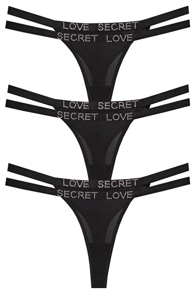 papatya lingerie Странични елементи с дизайн с двойни връзки, метално сребрис...
