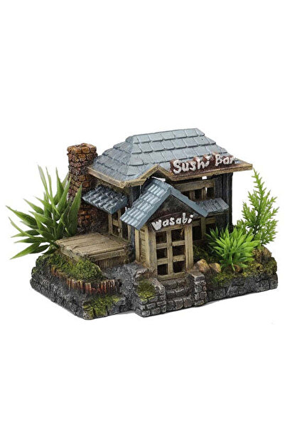 AQUA D'ELLA Sushi Bar Aquarium Decor 15x10.7x11cm
