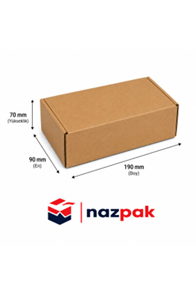 19x9x7 Kilitli E-Ticaret Kutusu | 100lu Paket |