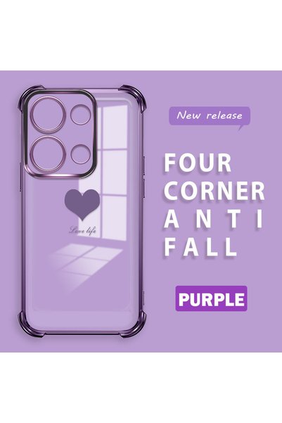 ucuc Redmi Note 13 Pro 4g Compatible Transparent Back Four-Corner Reinforced ...
