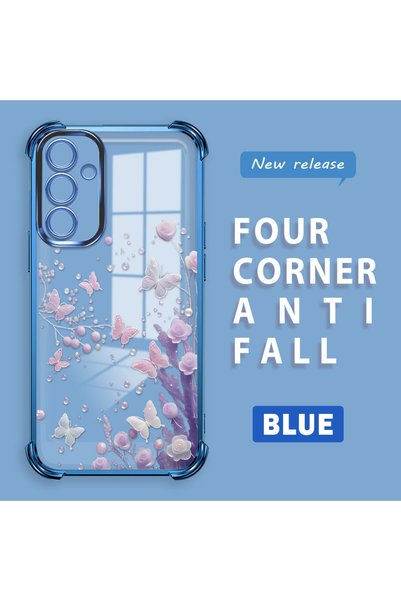 ucuc Samsung Galaxy A54 Compatible Transparent Back Four Corners Reinforced I...