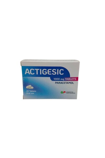 Generic Brand Actigesic Used for Relieving Pain and Inflammation, 20S, 100 Mg...