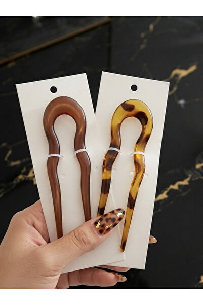 GÜLPEŞE مشبك على شكل كرة طراز U مكون من قطعتين، مشبك على شكل كرة طراز فرنسي
