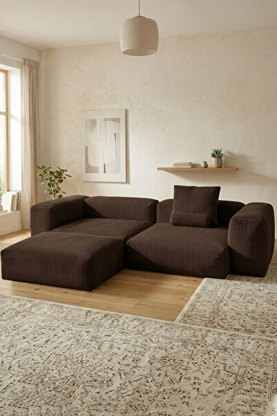MiniWood Relax Köşe Koltuk Takımı Sünger Koltuk Kanepe Divan