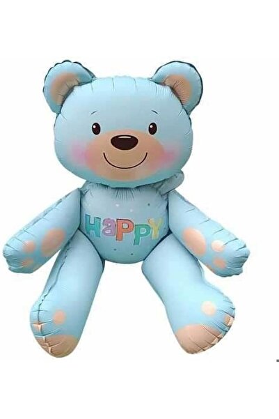 Yıldızan Sitting Bear Foil Balloon 77 * 70, Blue 931845