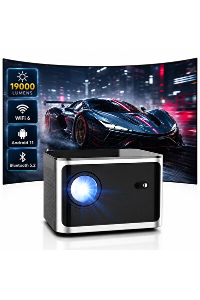 Velixo Proiector video Full HD 1080P, WiFi 6, Bluetooth 5.2, 19000 Lumeni, Au...
