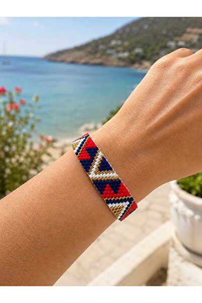 Miyuki Woven Blue Bracelet