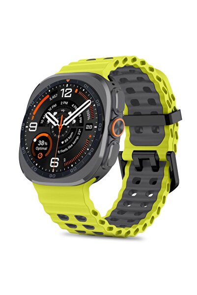 Tech-Protect Iconband Pro TPU Strap for Samsung Galaxy Watch Ultra 47mm, Lime...
