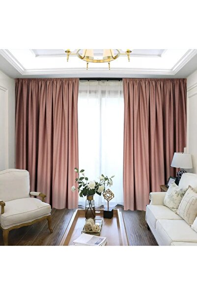 ArasyaHome Draperie Uni Soft Rose