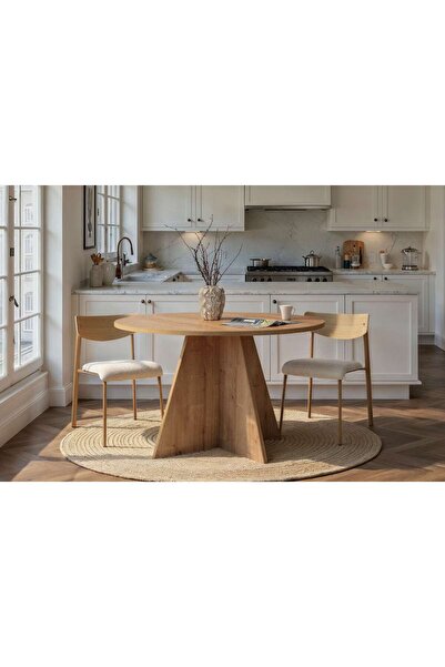 Rani Mobilya Rani Home Yemek Masası Safir Meşe 120 Cm GA-5307