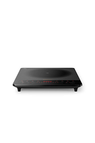 Philips 2000W Ultra İnce Şık İndüksiyonlu Ocak : 8 Ön Ayarlı, Otomatik Kapanmalı ve Çocuk Kilitli Taşınabilir HD5850/90