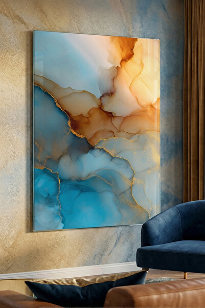 ARTAGE Glass Table Wall Decoration (Unbreakable) - Home Office Decorative Ite...