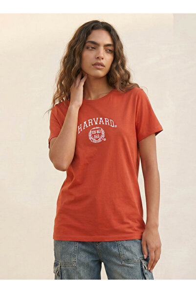 SP Characters Harvard Cotton T-shirt with Crew Neck