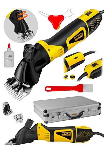 held power 6 Kademe Hız Ayarlı Profesyonel Koyun Kırkma Makinesi (Alüminyum Ç...