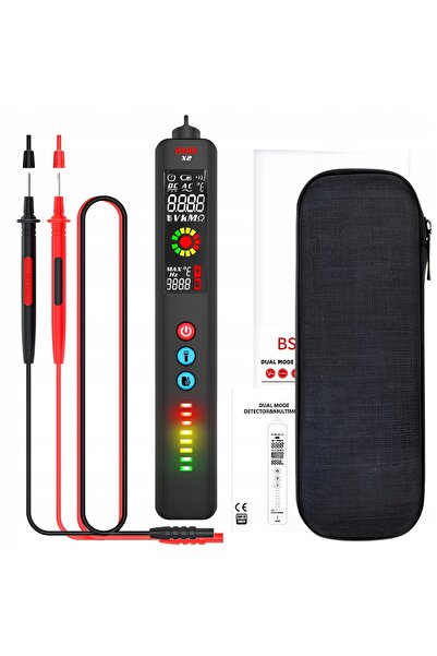 BSIDE Multimetru Digital Tester Universal X2 LCD NCV IR