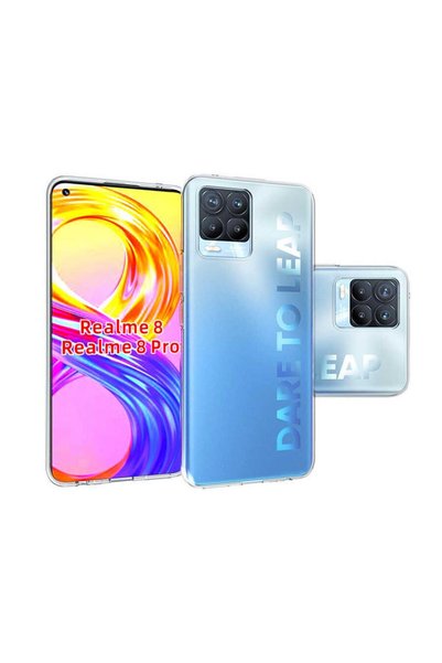 Ummeslem حافظة شفافة متوافقة مع هاتف Realme 8 Pro، غطاء ناعم ورقيق من السيليك...