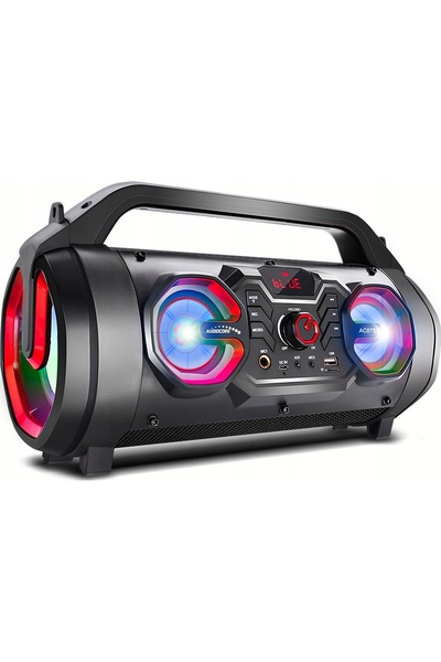Audiocore Boxă Bluetooth cu radio și intrare wireless pentru microfon, pentru...