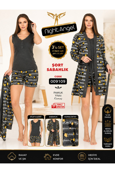 Angel Sabahlık seti 3 lü set