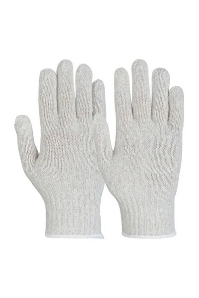 Renania Louanne thick knitted protective gloves, white