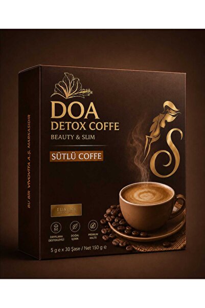 Doa Beauty Slim Detox Bitkisel Lifli Kahve Coffee – 30’lu – Fit Kahve sütlü