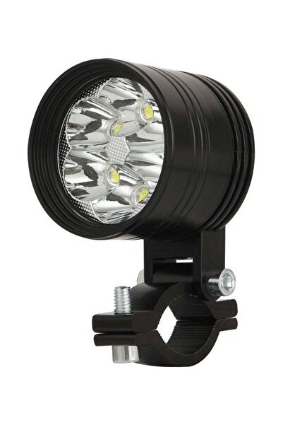 Generic مصباح ضباب دائري LED للدراجات النارية - أضواء ضبابية نحيفة للجيب، الش...