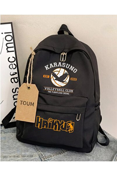 Touz Moda Anime Haikyuu Themed Printed School, Classroom, Course Backpack